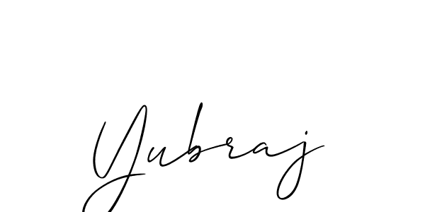 Yubraj stylish signature style. Best Handwritten Sign (Allison_Script) for my name. Handwritten Signature Collection Ideas for my name Yubraj. Yubraj signature style 2 images and pictures png