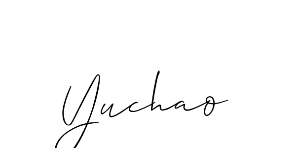 Here are the top 10 professional signature styles for the name Yuchao. These are the best autograph styles you can use for your name. Yuchao signature style 2 images and pictures png