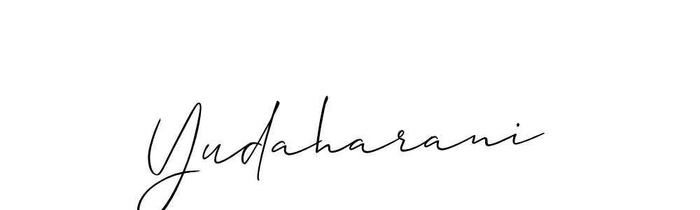 How to Draw Yudaharani signature style? Allison_Script is a latest design signature styles for name Yudaharani. Yudaharani signature style 2 images and pictures png