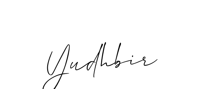 How to Draw Yudhbir signature style? Allison_Script is a latest design signature styles for name Yudhbir. Yudhbir signature style 2 images and pictures png