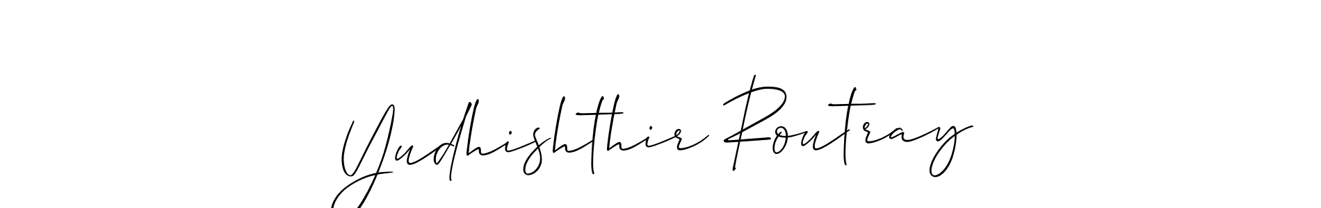 Make a beautiful signature design for name Yudhishthir Routray. Use this online signature maker to create a handwritten signature for free. Yudhishthir Routray signature style 2 images and pictures png