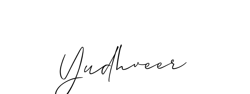 Similarly Allison_Script is the best handwritten signature design. Signature creator online .You can use it as an online autograph creator for name Yudhveer. Yudhveer signature style 2 images and pictures png