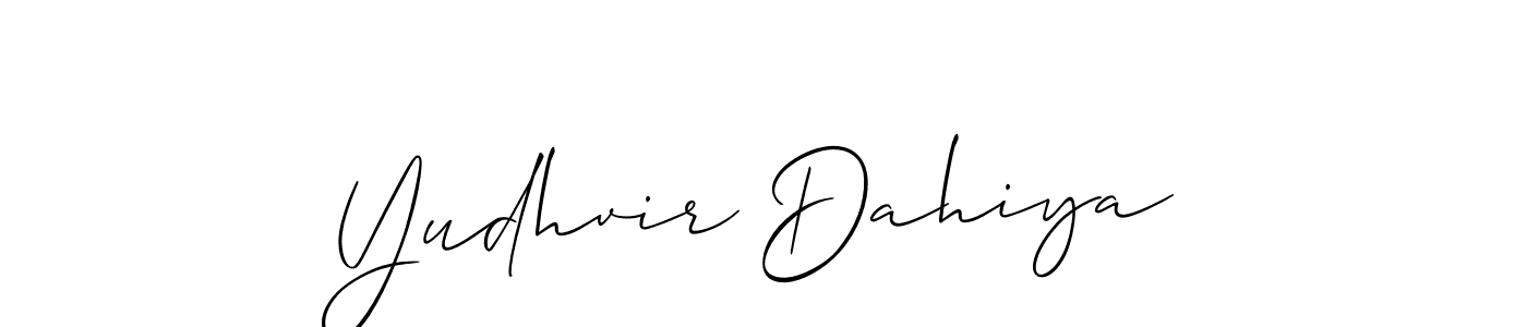 Similarly Allison_Script is the best handwritten signature design. Signature creator online .You can use it as an online autograph creator for name Yudhvir Dahiya. Yudhvir Dahiya signature style 2 images and pictures png