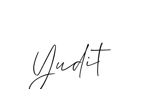 How to make Yudit name signature. Use Allison_Script style for creating short signs online. This is the latest handwritten sign. Yudit signature style 2 images and pictures png