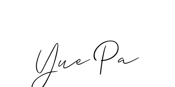 This is the best signature style for the Yue Pa name. Also you like these signature font (Allison_Script). Mix name signature. Yue Pa signature style 2 images and pictures png