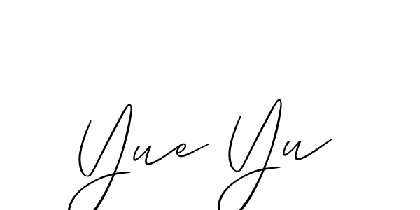 Make a beautiful signature design for name Yue Yu. Use this online signature maker to create a handwritten signature for free. Yue Yu signature style 2 images and pictures png