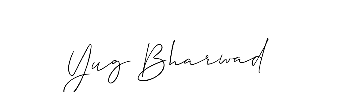 Check out images of Autograph of Yug Bharwad name. Actor Yug Bharwad Signature Style. Allison_Script is a professional sign style online. Yug Bharwad signature style 2 images and pictures png