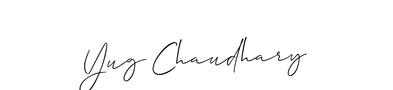 Once you've used our free online signature maker to create your best signature Allison_Script style, it's time to enjoy all of the benefits that Yug Chaudhary name signing documents. Yug Chaudhary signature style 2 images and pictures png