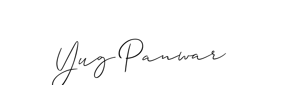 Once you've used our free online signature maker to create your best signature Allison_Script style, it's time to enjoy all of the benefits that Yug Panwar name signing documents. Yug Panwar signature style 2 images and pictures png