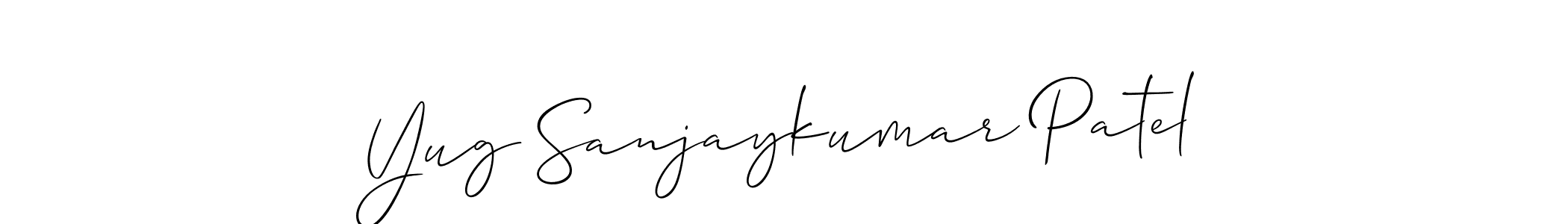 Make a beautiful signature design for name Yug Sanjaykumar Patel. Use this online signature maker to create a handwritten signature for free. Yug Sanjaykumar Patel signature style 2 images and pictures png