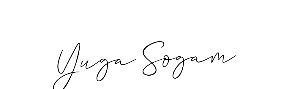 Here are the top 10 professional signature styles for the name Yuga Sogam. These are the best autograph styles you can use for your name. Yuga Sogam signature style 2 images and pictures png