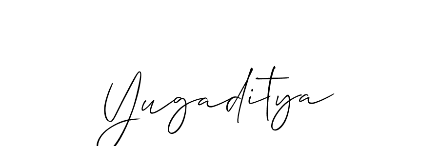 Make a beautiful signature design for name Yugaditya. Use this online signature maker to create a handwritten signature for free. Yugaditya signature style 2 images and pictures png