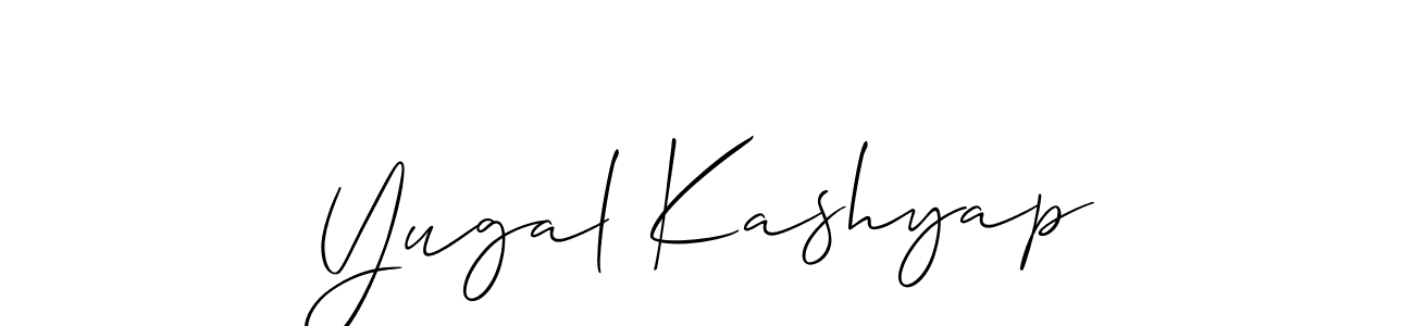 Make a short Yugal Kashyap signature style. Manage your documents anywhere anytime using Allison_Script. Create and add eSignatures, submit forms, share and send files easily. Yugal Kashyap signature style 2 images and pictures png