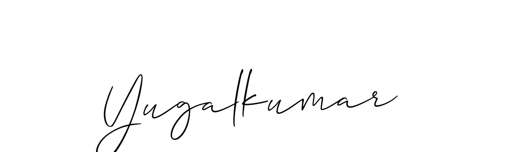 Make a beautiful signature design for name Yugalkumar. Use this online signature maker to create a handwritten signature for free. Yugalkumar signature style 2 images and pictures png