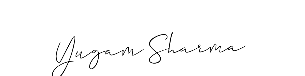 Make a beautiful signature design for name Yugam Sharma. Use this online signature maker to create a handwritten signature for free. Yugam Sharma signature style 2 images and pictures png