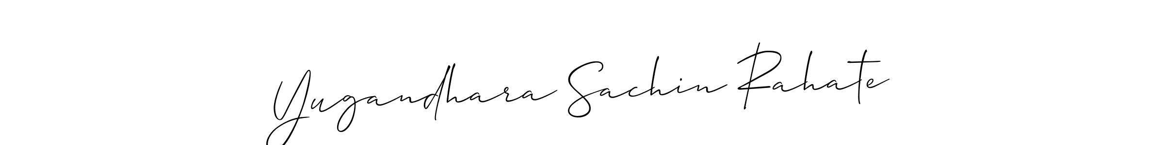 Once you've used our free online signature maker to create your best signature Allison_Script style, it's time to enjoy all of the benefits that Yugandhara Sachin Rahate name signing documents. Yugandhara Sachin Rahate signature style 2 images and pictures png