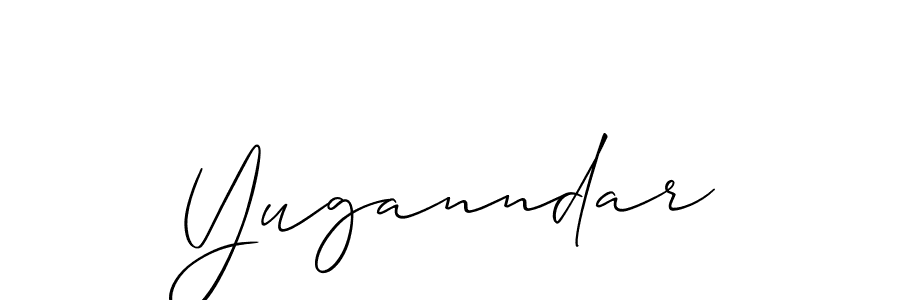 Best and Professional Signature Style for Yuganndar. Allison_Script Best Signature Style Collection. Yuganndar signature style 2 images and pictures png