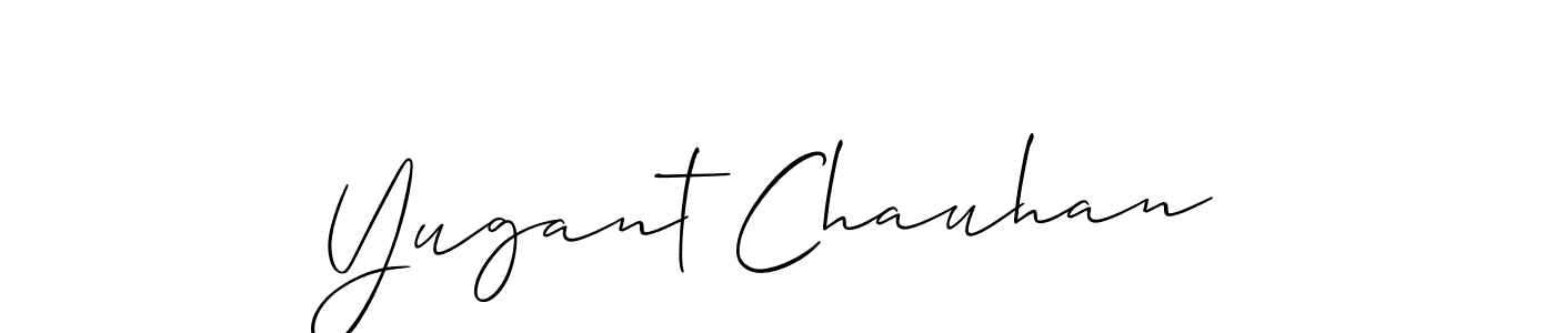 You can use this online signature creator to create a handwritten signature for the name Yugant Chauhan. This is the best online autograph maker. Yugant Chauhan signature style 2 images and pictures png