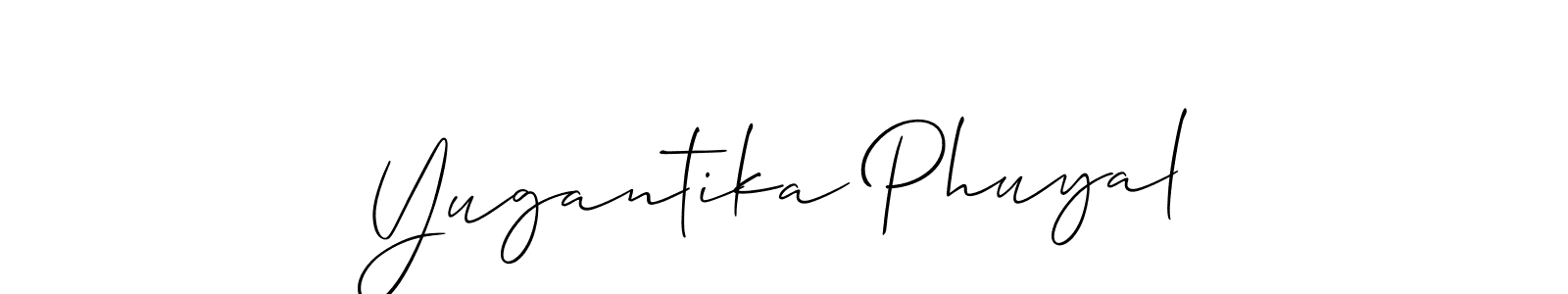 See photos of Yugantika Phuyal official signature by Spectra . Check more albums & portfolios. Read reviews & check more about Allison_Script font. Yugantika Phuyal signature style 2 images and pictures png
