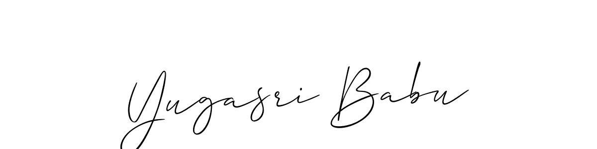 Here are the top 10 professional signature styles for the name Yugasri Babu. These are the best autograph styles you can use for your name. Yugasri Babu signature style 2 images and pictures png