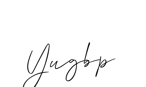 It looks lik you need a new signature style for name Yugbp. Design unique handwritten (Allison_Script) signature with our free signature maker in just a few clicks. Yugbp signature style 2 images and pictures png