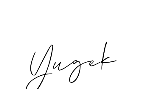 You can use this online signature creator to create a handwritten signature for the name Yugek. This is the best online autograph maker. Yugek signature style 2 images and pictures png