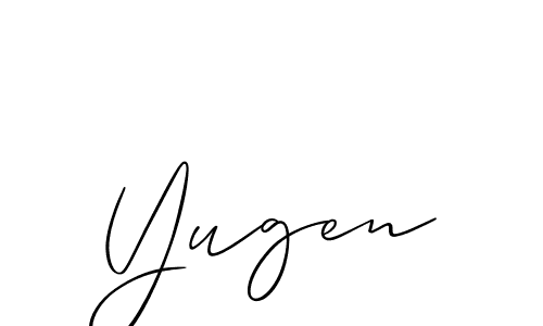 Once you've used our free online signature maker to create your best signature Allison_Script style, it's time to enjoy all of the benefits that Yugen name signing documents. Yugen signature style 2 images and pictures png