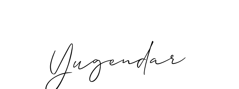 Make a beautiful signature design for name Yugendar. Use this online signature maker to create a handwritten signature for free. Yugendar signature style 2 images and pictures png