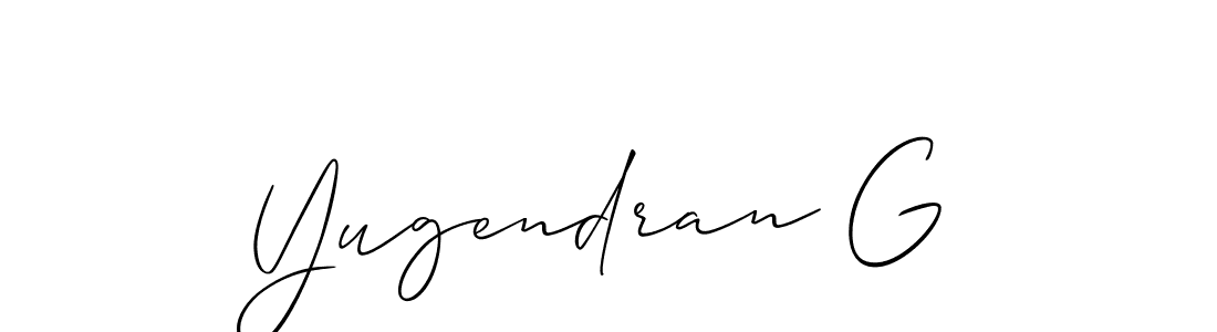 Check out images of Autograph of Yugendran G name. Actor Yugendran G Signature Style. Allison_Script is a professional sign style online. Yugendran G signature style 2 images and pictures png