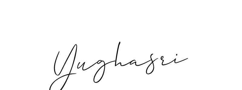 Best and Professional Signature Style for Yughasri. Allison_Script Best Signature Style Collection. Yughasri signature style 2 images and pictures png