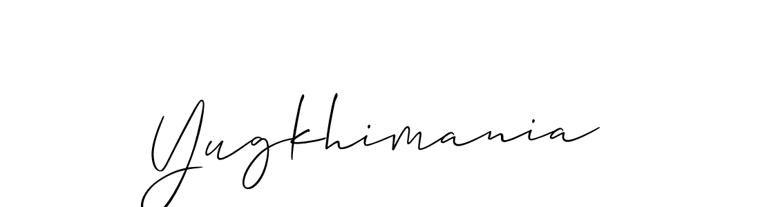 Also You can easily find your signature by using the search form. We will create Yugkhimania name handwritten signature images for you free of cost using Allison_Script sign style. Yugkhimania signature style 2 images and pictures png