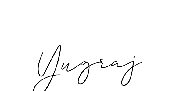 Also we have Yugraj name is the best signature style. Create professional handwritten signature collection using Allison_Script autograph style. Yugraj signature style 2 images and pictures png