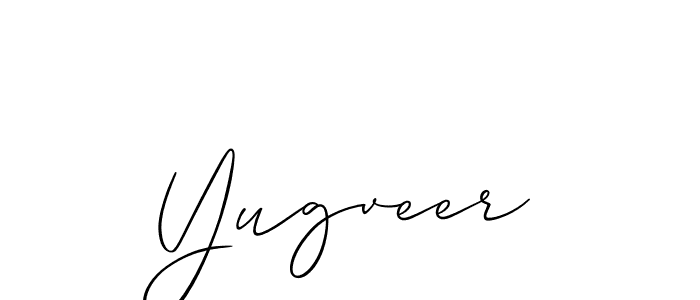 How to Draw Yugveer signature style? Allison_Script is a latest design signature styles for name Yugveer. Yugveer signature style 2 images and pictures png