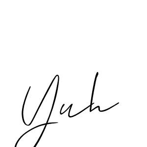 Best and Professional Signature Style for Yuh. Allison_Script Best Signature Style Collection. Yuh signature style 2 images and pictures png