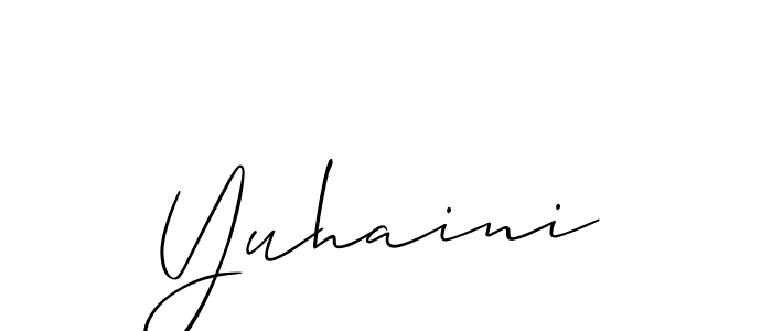 This is the best signature style for the Yuhaini name. Also you like these signature font (Allison_Script). Mix name signature. Yuhaini signature style 2 images and pictures png