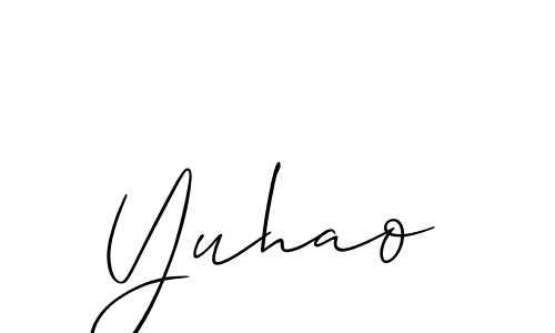 Once you've used our free online signature maker to create your best signature Allison_Script style, it's time to enjoy all of the benefits that Yuhao name signing documents. Yuhao signature style 2 images and pictures png