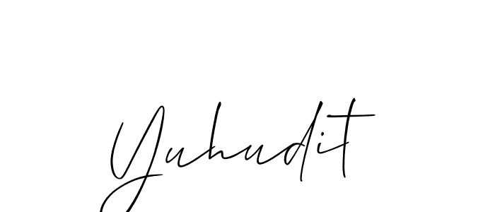 You can use this online signature creator to create a handwritten signature for the name Yuhudit. This is the best online autograph maker. Yuhudit signature style 2 images and pictures png