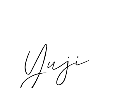 You should practise on your own different ways (Allison_Script) to write your name (Yuji) in signature. don't let someone else do it for you. Yuji signature style 2 images and pictures png
