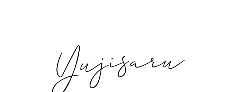 Also we have Yujisaru name is the best signature style. Create professional handwritten signature collection using Allison_Script autograph style. Yujisaru signature style 2 images and pictures png