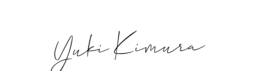 Similarly Allison_Script is the best handwritten signature design. Signature creator online .You can use it as an online autograph creator for name Yuki Kimura. Yuki Kimura signature style 2 images and pictures png