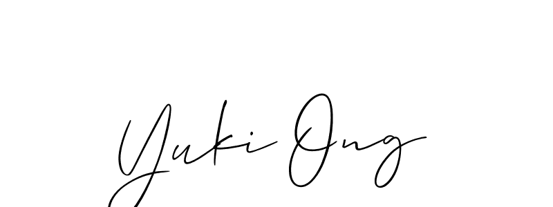 Once you've used our free online signature maker to create your best signature Allison_Script style, it's time to enjoy all of the benefits that Yuki Ong name signing documents. Yuki Ong signature style 2 images and pictures png