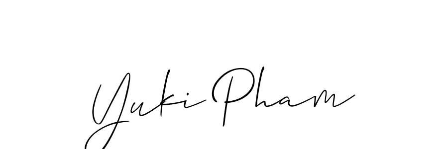Also You can easily find your signature by using the search form. We will create Yuki Pham name handwritten signature images for you free of cost using Allison_Script sign style. Yuki Pham signature style 2 images and pictures png