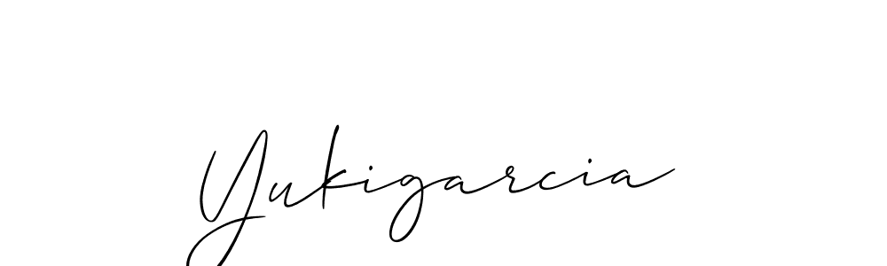 Also we have Yukigarcia name is the best signature style. Create professional handwritten signature collection using Allison_Script autograph style. Yukigarcia signature style 2 images and pictures png