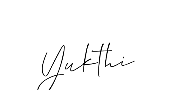 The best way (Allison_Script) to make a short signature is to pick only two or three words in your name. The name Yukthi include a total of six letters. For converting this name. Yukthi signature style 2 images and pictures png