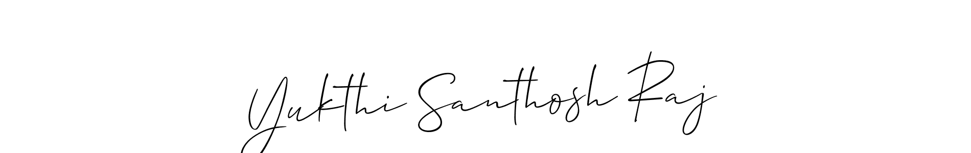 Once you've used our free online signature maker to create your best signature Allison_Script style, it's time to enjoy all of the benefits that Yukthi Santhosh Raj name signing documents. Yukthi Santhosh Raj signature style 2 images and pictures png