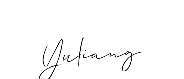 You can use this online signature creator to create a handwritten signature for the name Yuliang. This is the best online autograph maker. Yuliang signature style 2 images and pictures png
