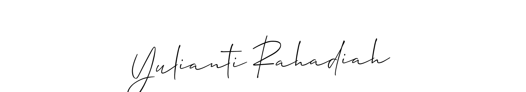 Once you've used our free online signature maker to create your best signature Allison_Script style, it's time to enjoy all of the benefits that Yulianti Rahadiah name signing documents. Yulianti Rahadiah signature style 2 images and pictures png