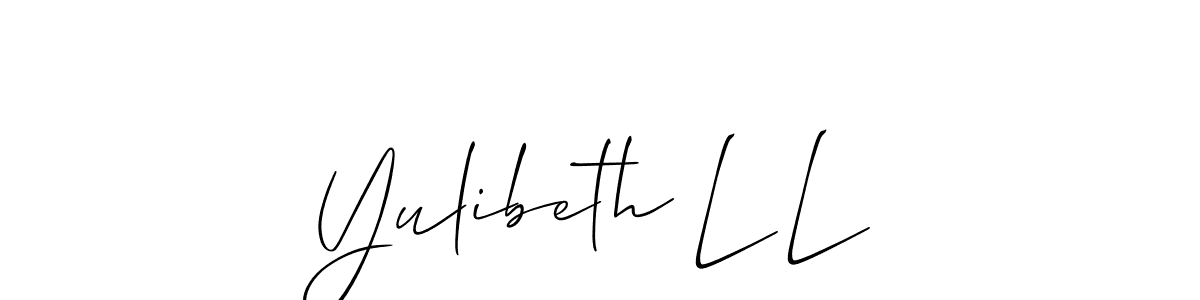 Here are the top 10 professional signature styles for the name Yulibeth L L. These are the best autograph styles you can use for your name. Yulibeth L L signature style 2 images and pictures png