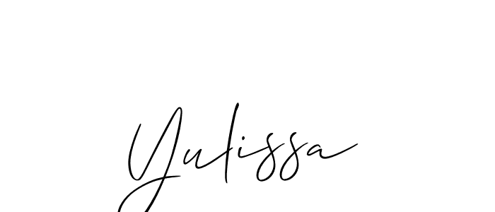 This is the best signature style for the Yulissa name. Also you like these signature font (Allison_Script). Mix name signature. Yulissa signature style 2 images and pictures png