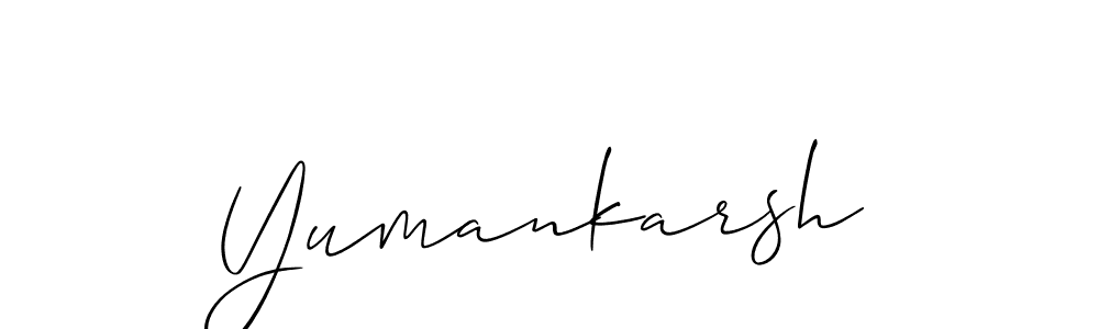 Best and Professional Signature Style for Yumankarsh. Allison_Script Best Signature Style Collection. Yumankarsh signature style 2 images and pictures png